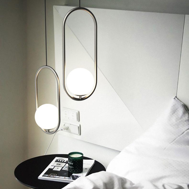 Подвесной светильник Matthew McCormick hoop 50 Chrome MILA Pendant by ImperiumLoft