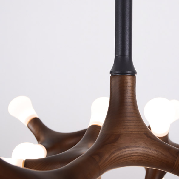 Потолочный светильник SANTANA L18 Dark brown by ImperiumLoft