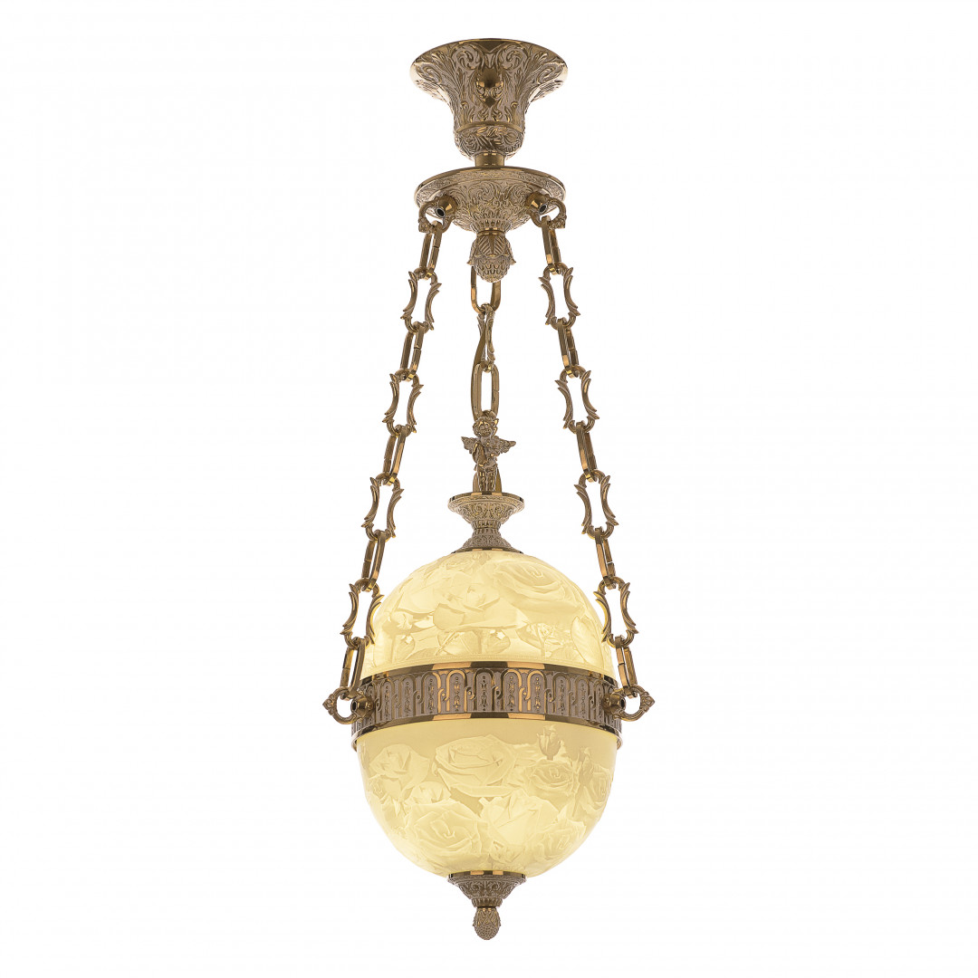 Подвесной светильник бронзовый 71000P/20 GW Rose FA10S