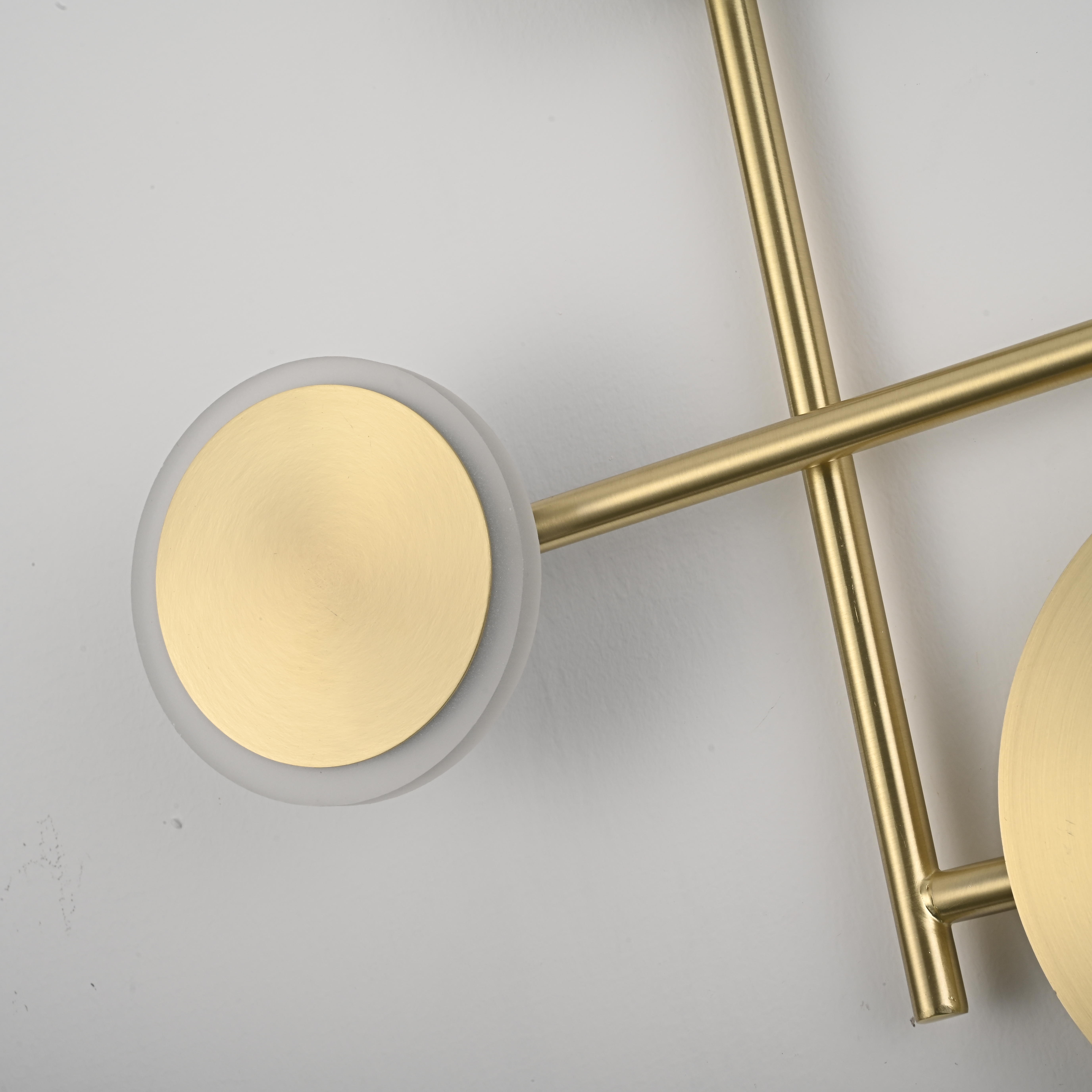 Настенный светильник ZINGY D Brass by ImperiumLoft