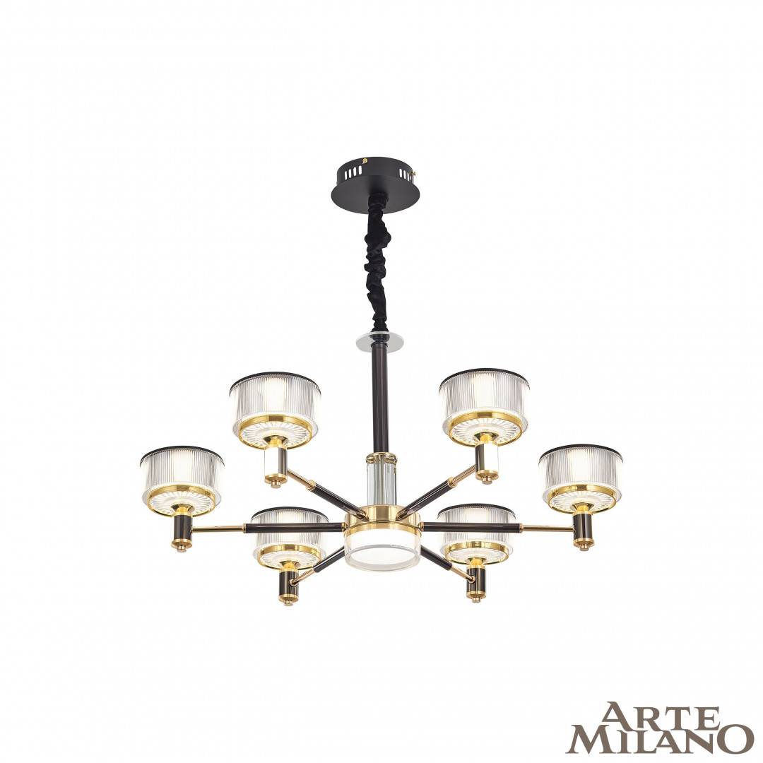 Люстра светодиодная 276210/6 BK/GD Arte Milano
