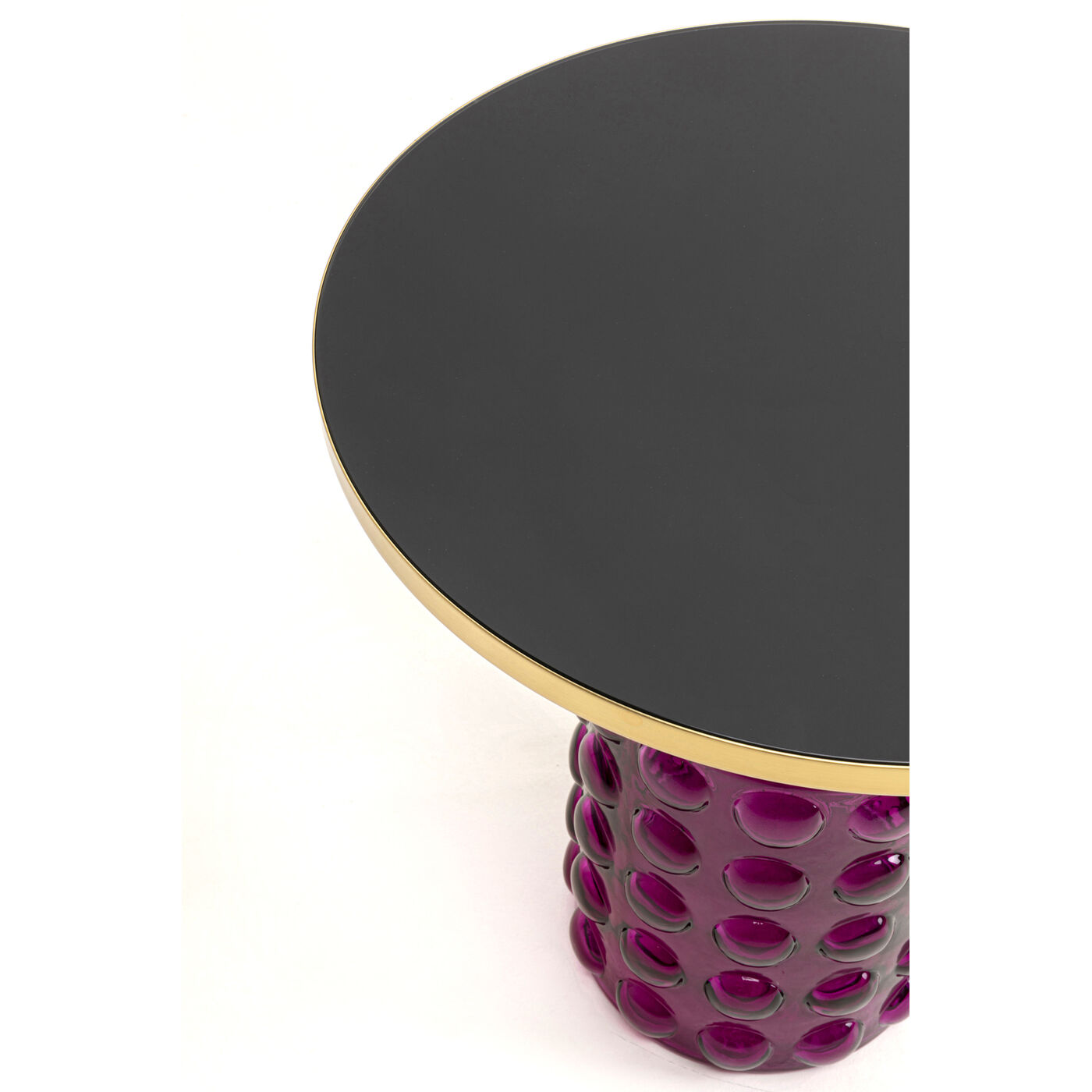 Стол приставной Lola Purple Ø50cm KARE 70649