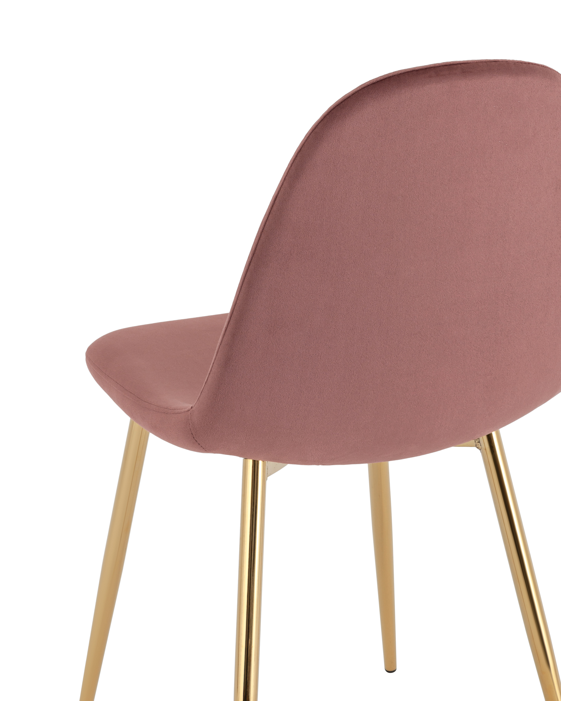 Стул Валенсия SN велюр пыльно-розовый золотые ножки Stool Group