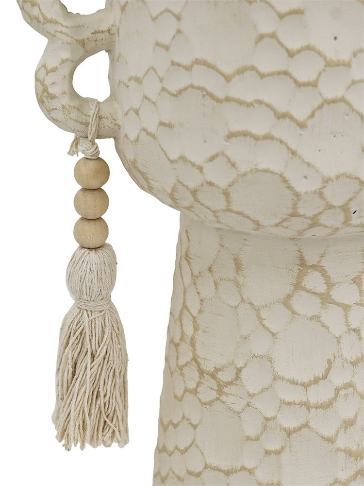 Ваза декоративная с кисточками Glasar 460279