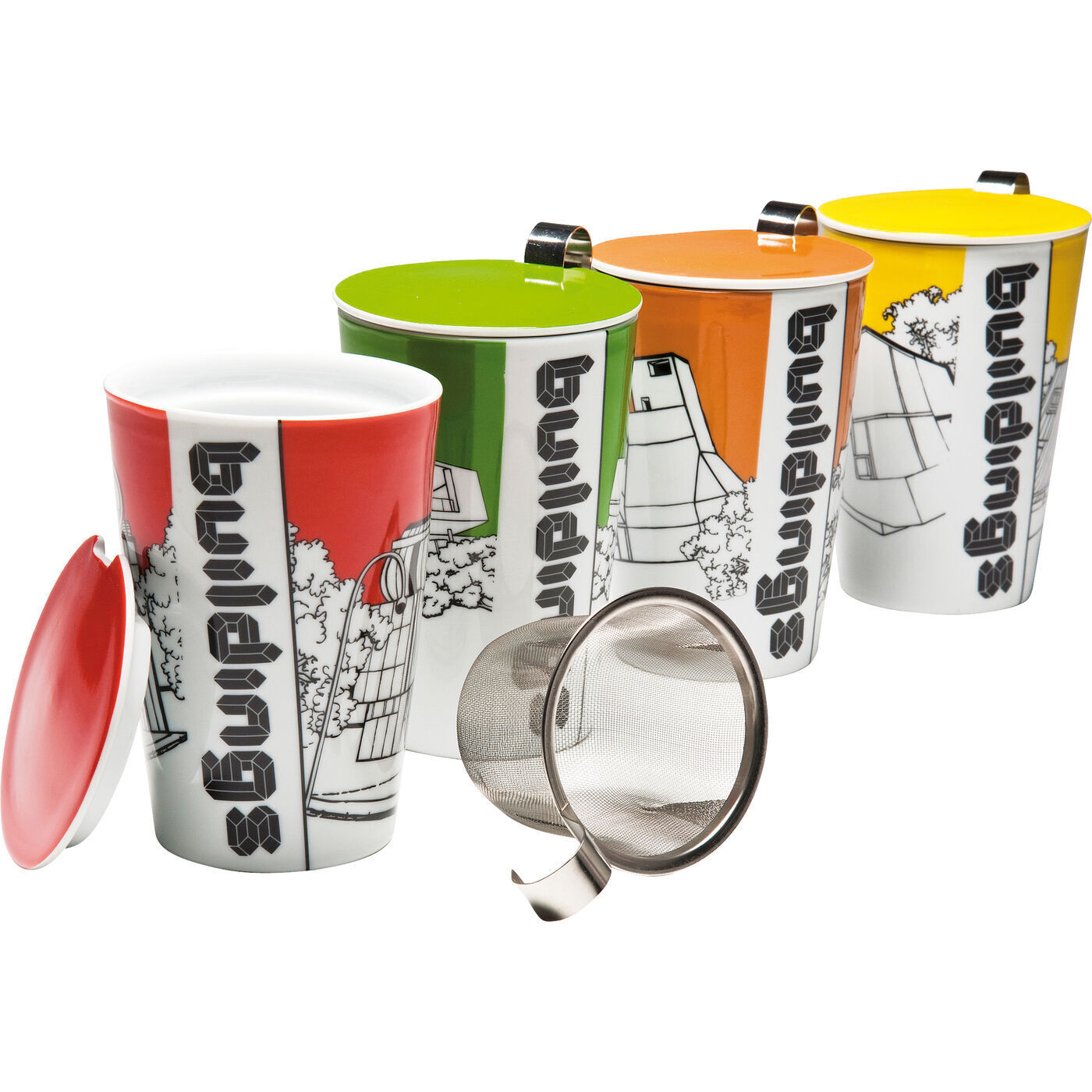 Кружка чайная KARE Building 33935