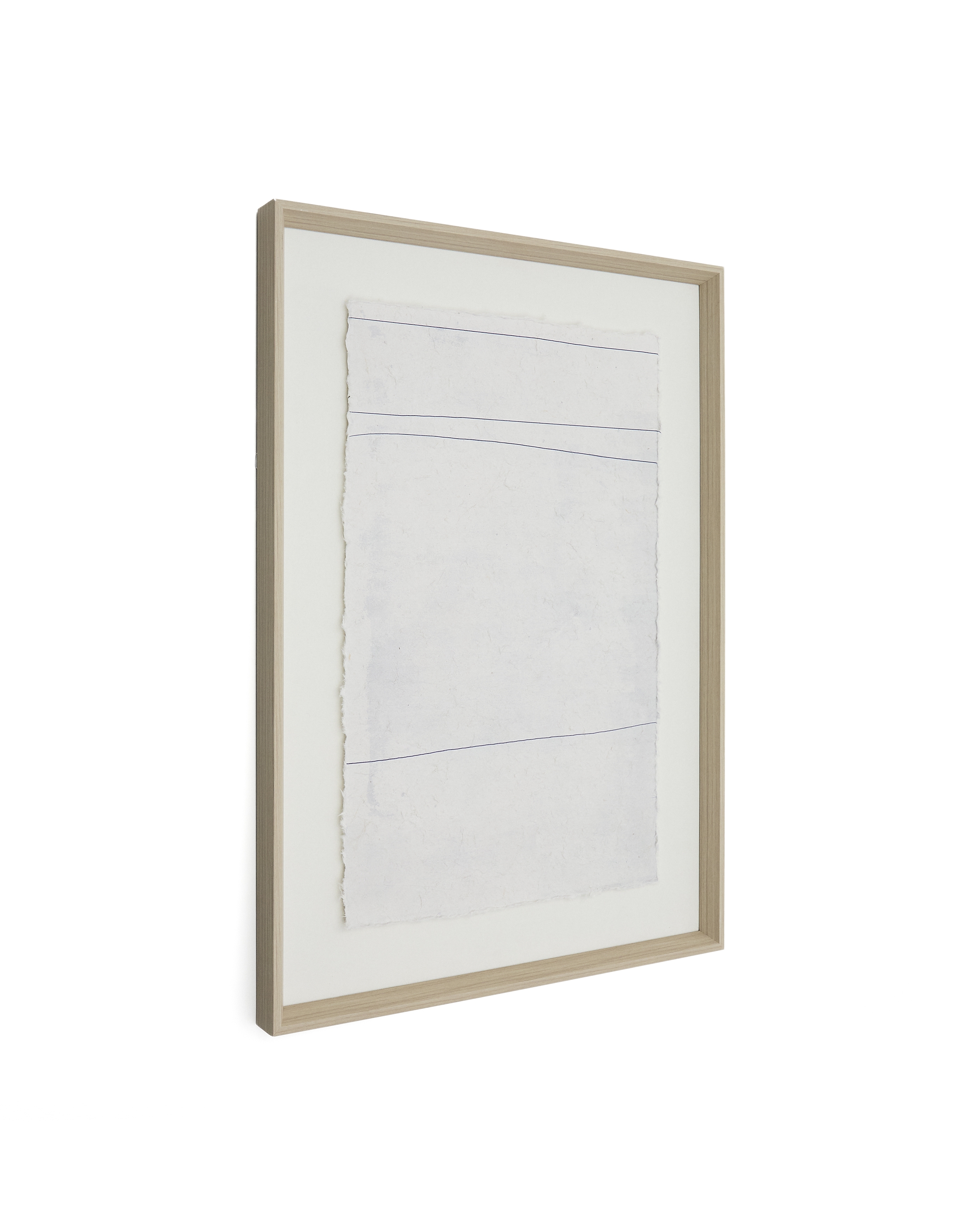 Durkan Абстрактная картина на переработанной бумаге белая 50 x 70 см La Forma (ex Julia Grup)