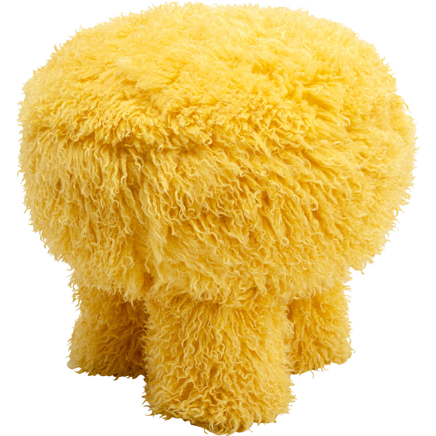 Пуф Plushy Yellow KARE 71128