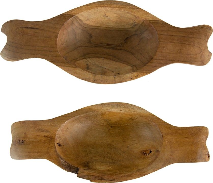 Чаши из тикового дерева, набор Glasar SA80204