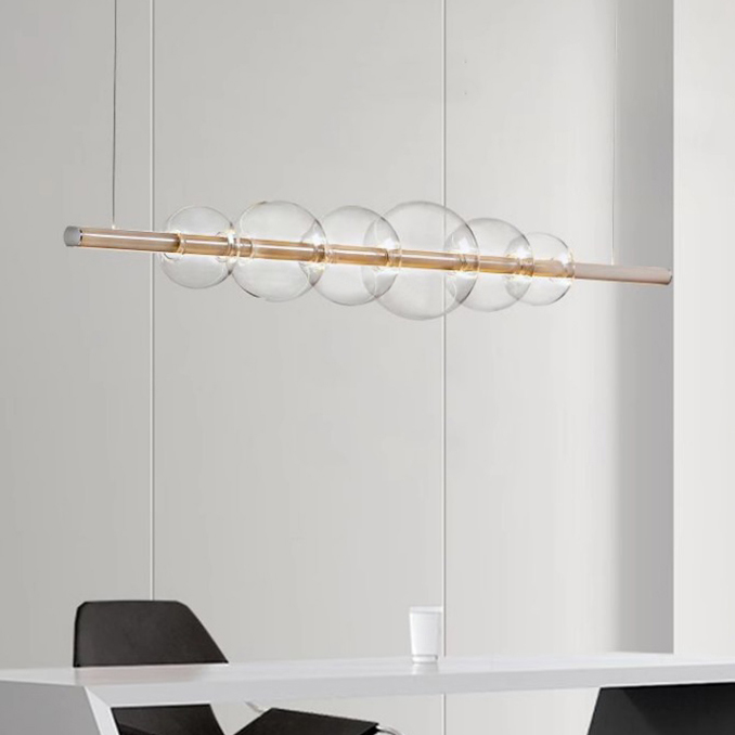 Реечный, рядный светильник BODO L120 by ImperiumLoft