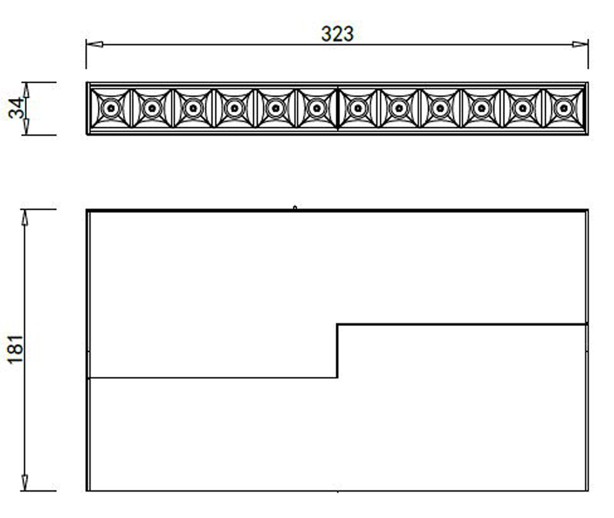 Светодиодный светильник для магнитного шинопровода Donolux DL18786NW24WM