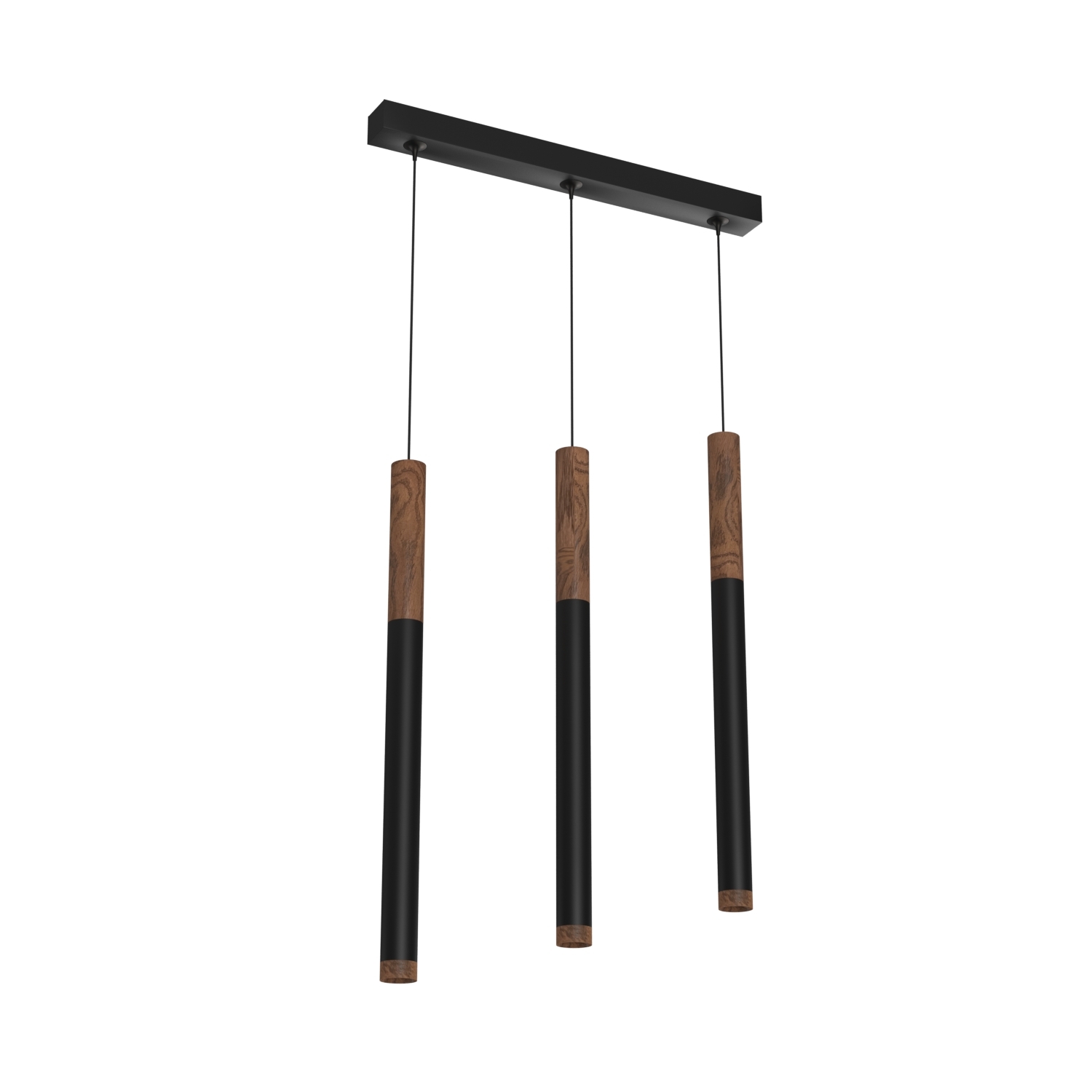 Подвесной (накладной) светодиодный светильник Ledron SAGITONY E3 T40 Wooden 200 Black