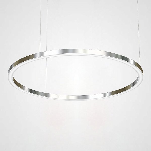 Люстра Light Ring Horizontal D150 Хром by ImperiumLoft
