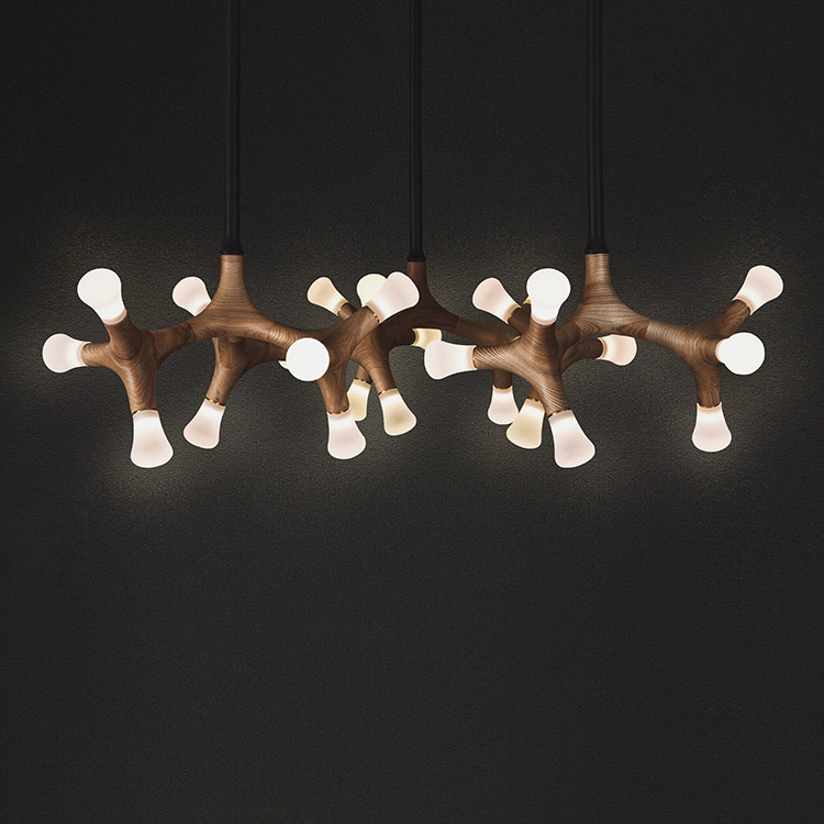 Потолочная люстра SANTANA CH D110 Light brown by ImperiumLoft