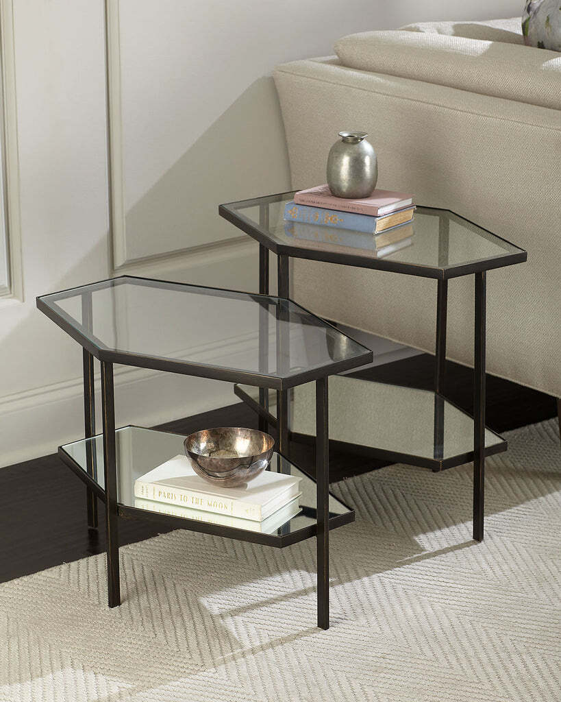 Черный журнальный стол Остин Louvre Home ostin1