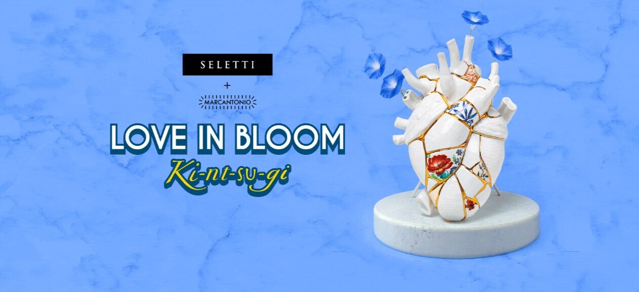 Ваза Seletti Love in Bloom Kintsugi 09929