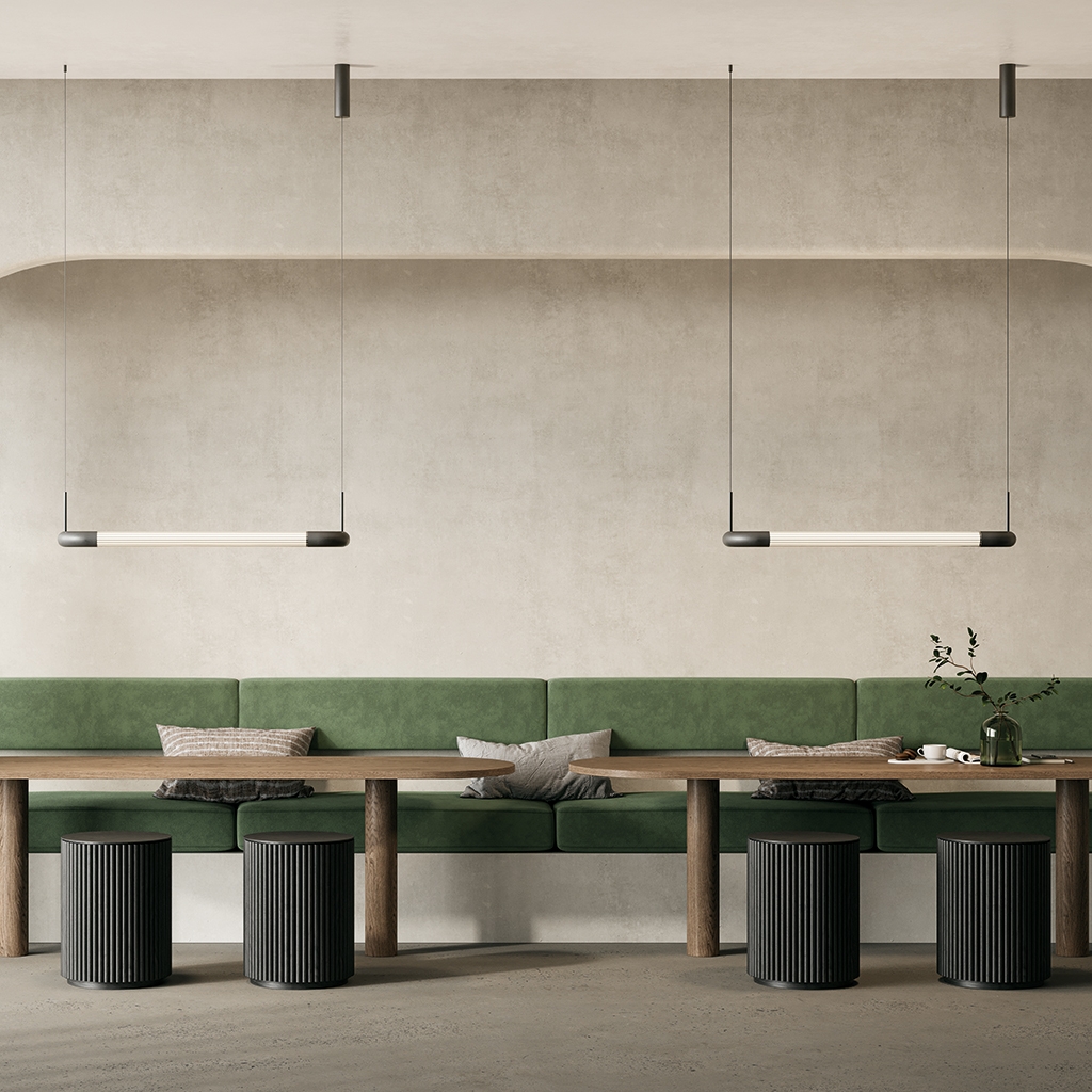 Подвесной светильник Iman C1322/L матовый черный Aromas del Campo