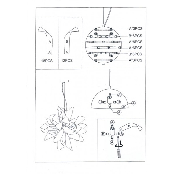 Люстра DEVINA by ImperiumLoft