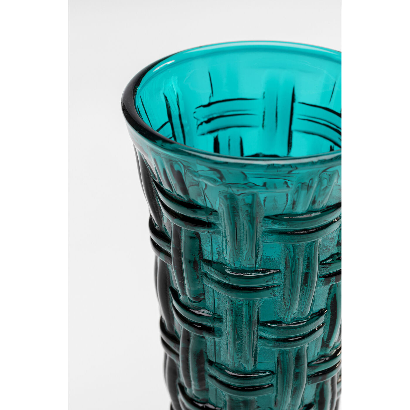 Бокал для шампанского Tissue Bluegreen 18cm KARE 56815