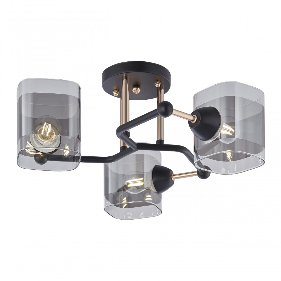 Люстра с плафонами 324308/3 BK+FG Arte Milano