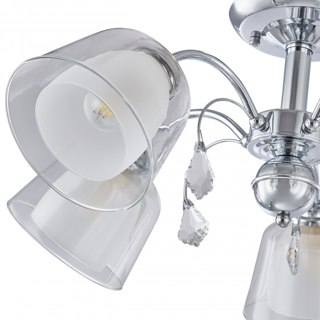 Люстра потолочная с плафонами 336820/5 CR Arte Milano