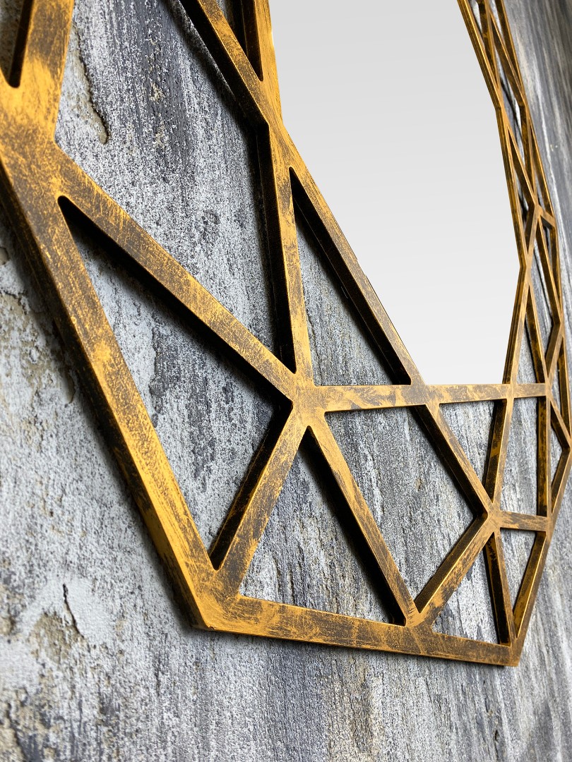 Зеркало BountyHome Tissue Gold mv268-gold