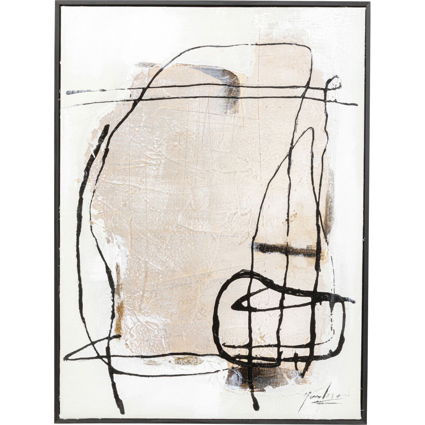 Картина в раме Dust Grey 55x75cm KARE 57843