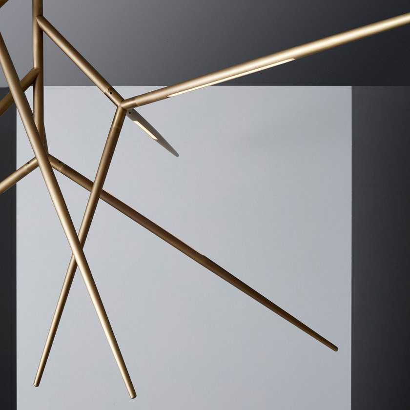 Потолочная люстра FLASK Black by ImperiumLoft