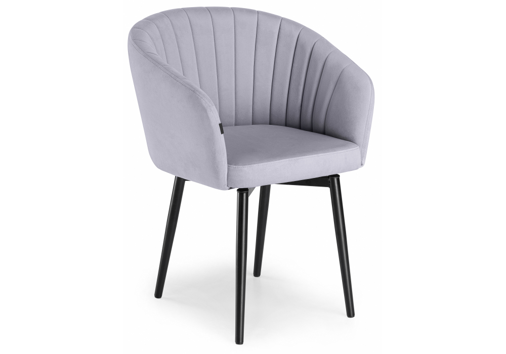 Стул Woodville Моншау крутящийся черный / velutto 49 462393