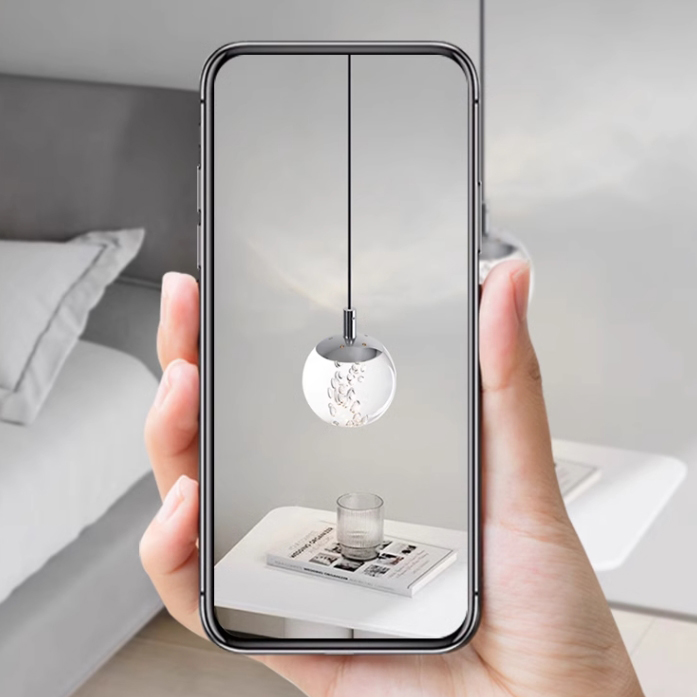 Подвесной светильник WOD Pearl Black by ImperiumLoft