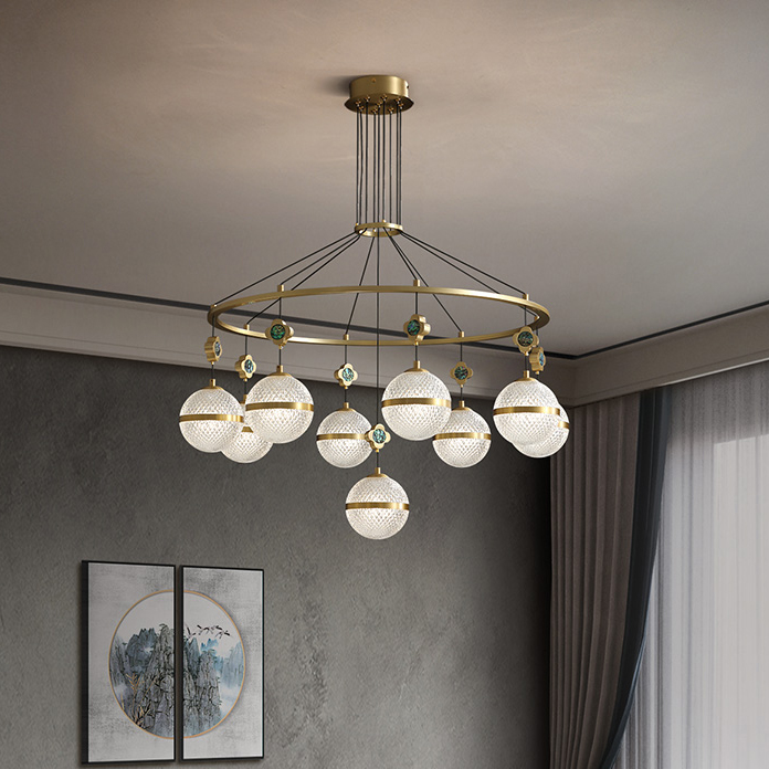 Подвесная люстра LUARA CH L9 by ImperiumLoft