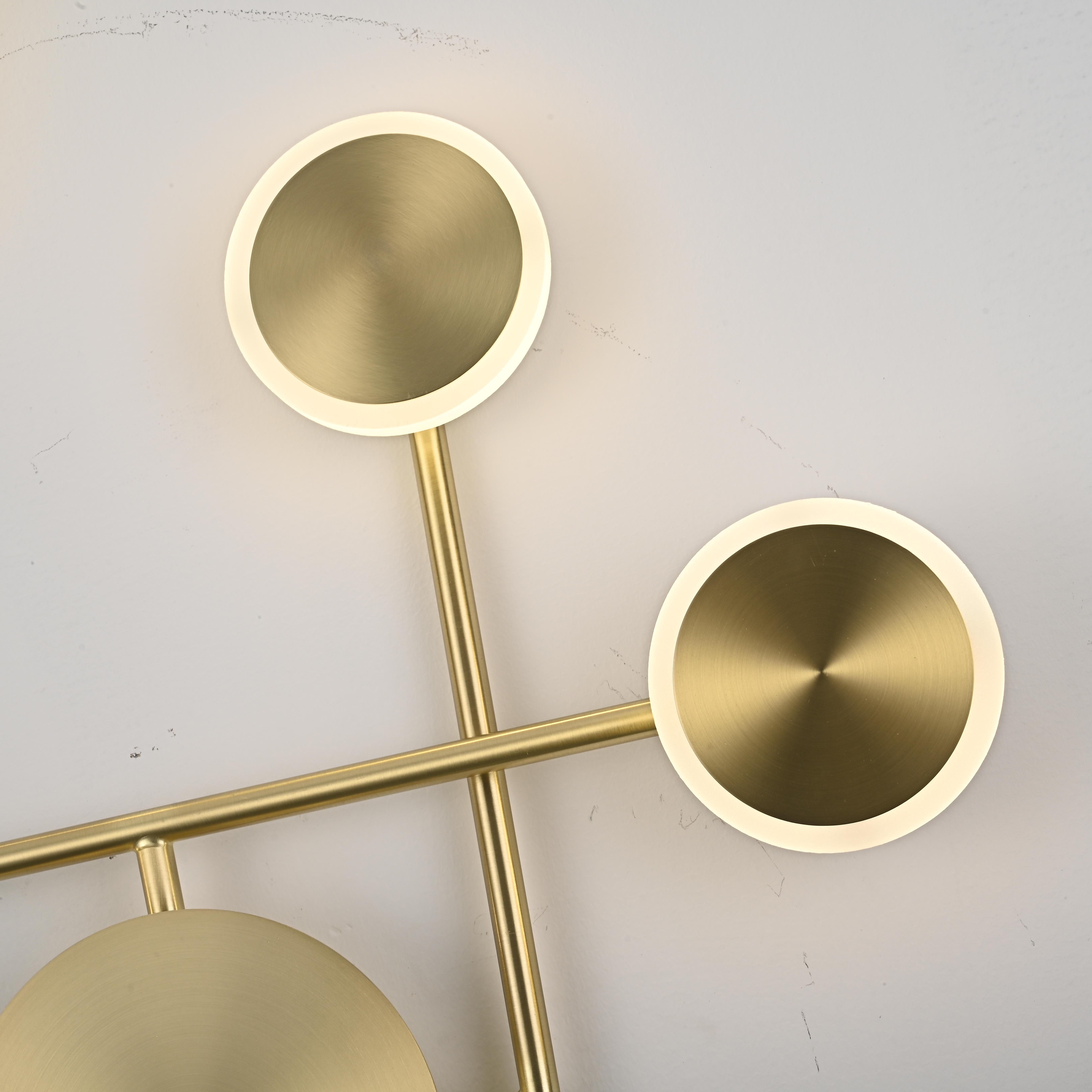Настенный светильник ZINGY E Brass by ImperiumLoft