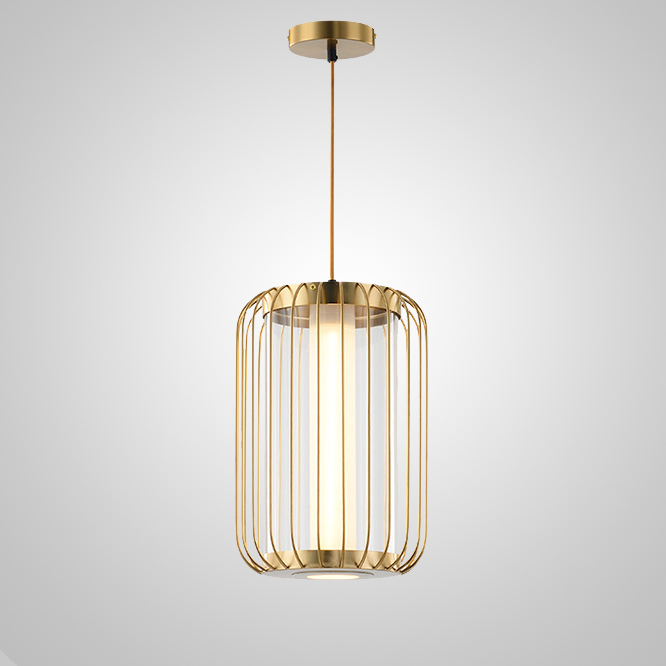 Подвесной светильник MIGHT D25 Brass by ImperiumLoft