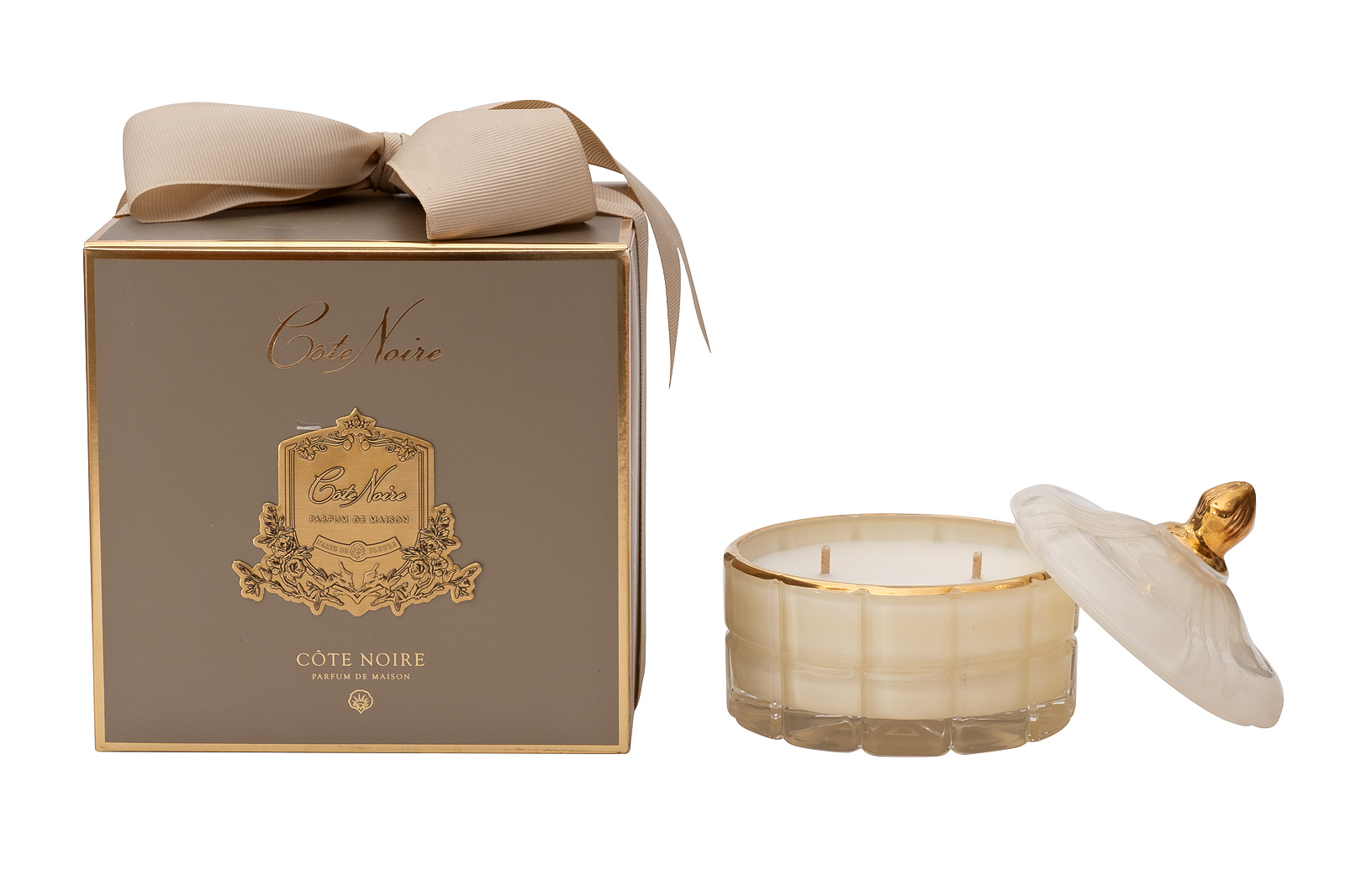 Свеча ароматическая Blonde vanilla в вазе в упаковке 185 гр. Garda Decor 96CN-45015