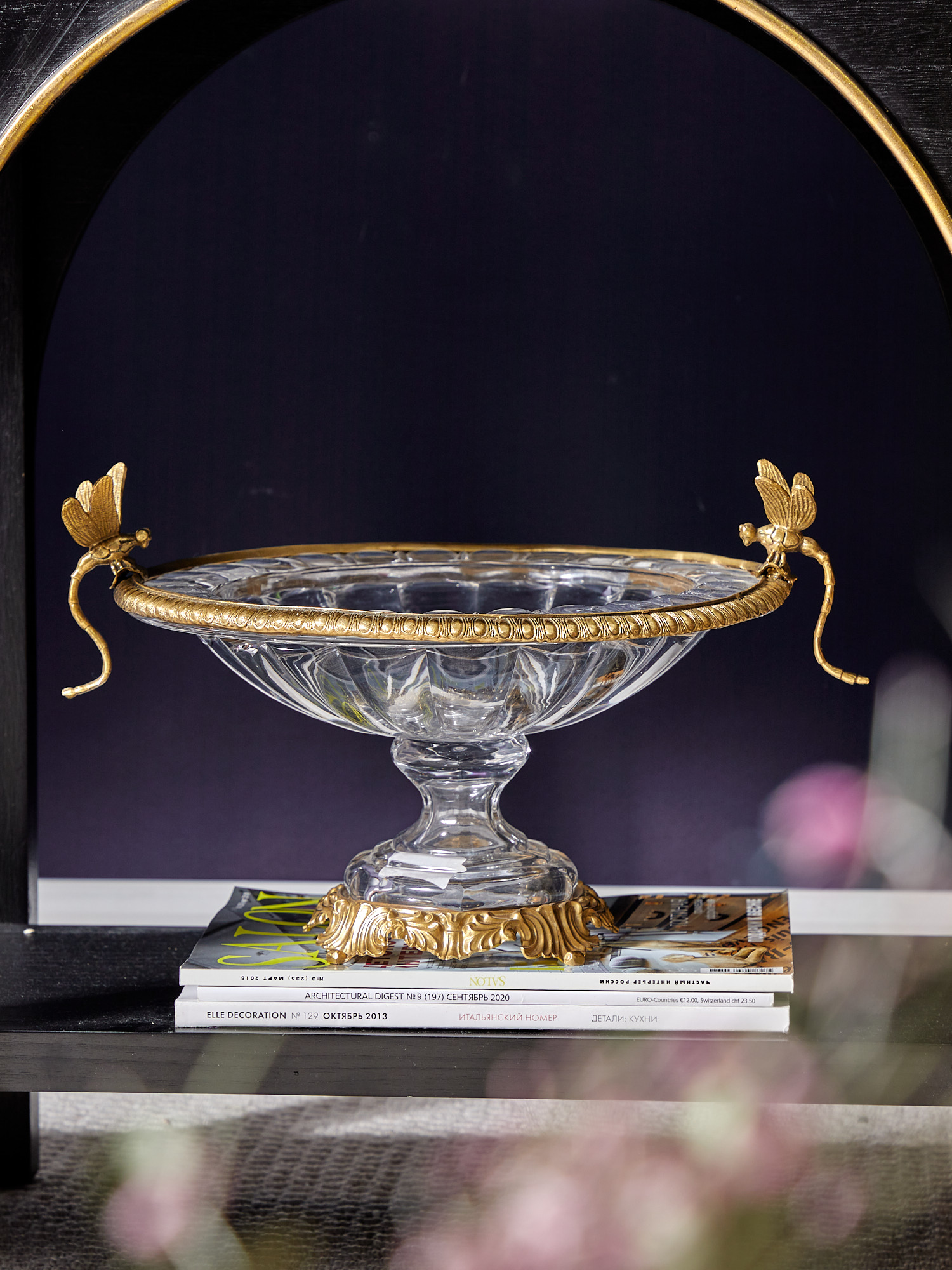 Чаша со стрекозами Glasar HGL328/1/GLASS