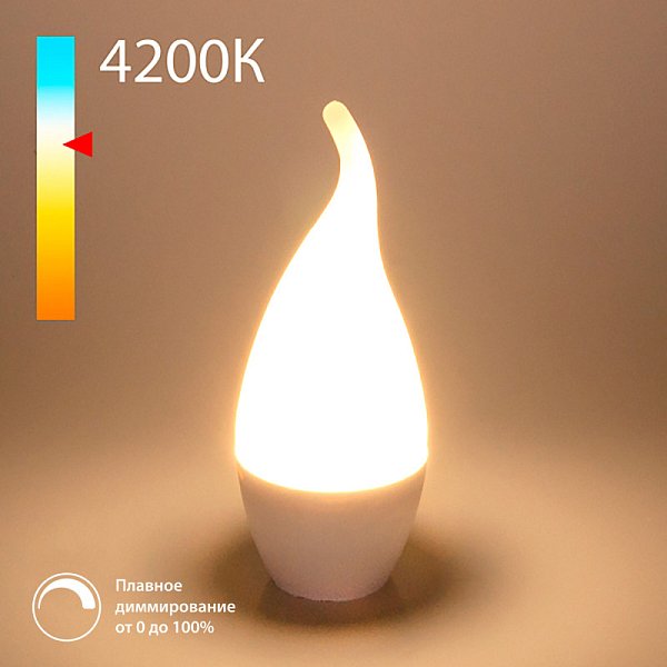 Светодиодная лампа Elektrostandard Dimmable 7W 4200K E14 (CW35) (BLE1450)