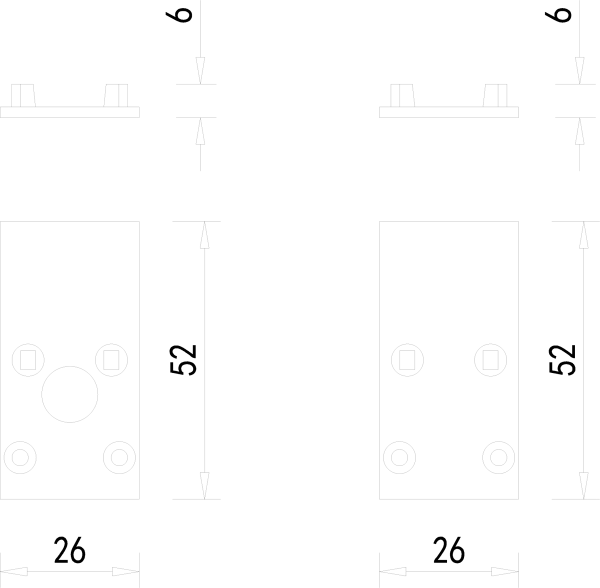 Боковая заглушка для подвесного/накладного шинопровода Donolux Cap CW0