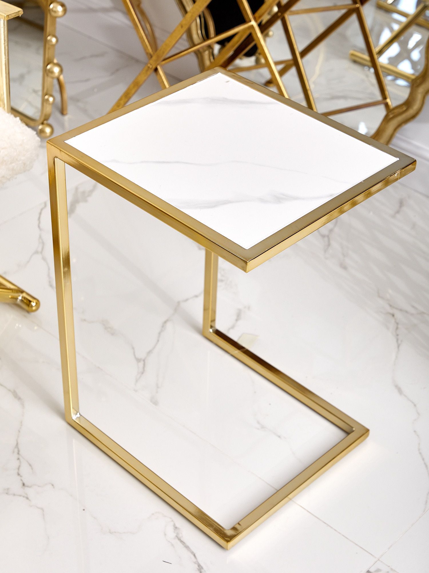 Столик приставной Glasar GB90544CE-F3