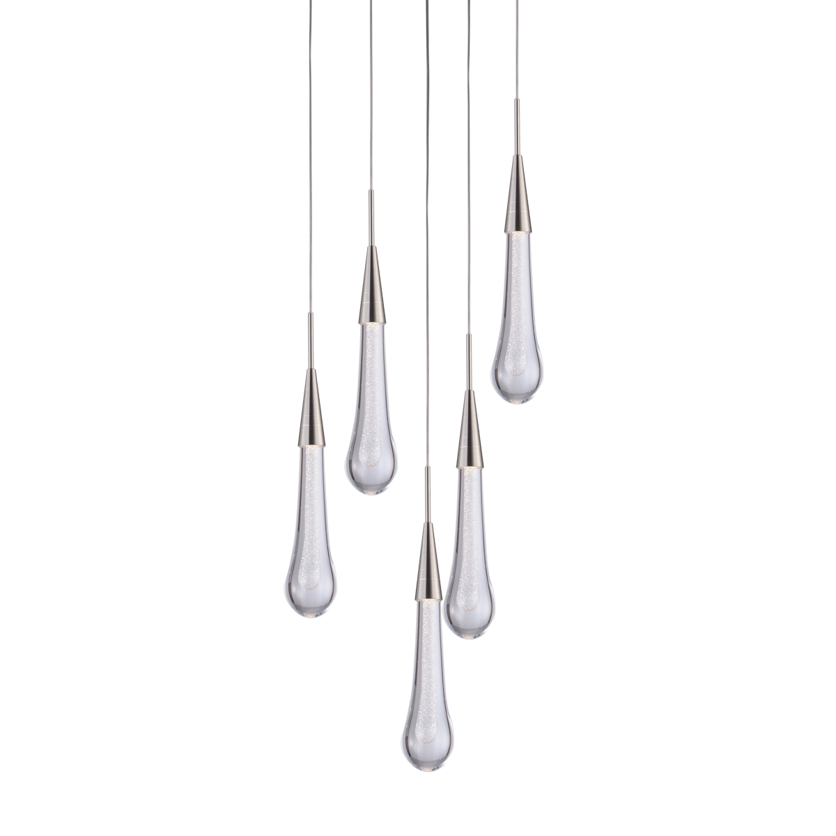 Подвесной светильник Delight Collection Pour 5A satin nickel