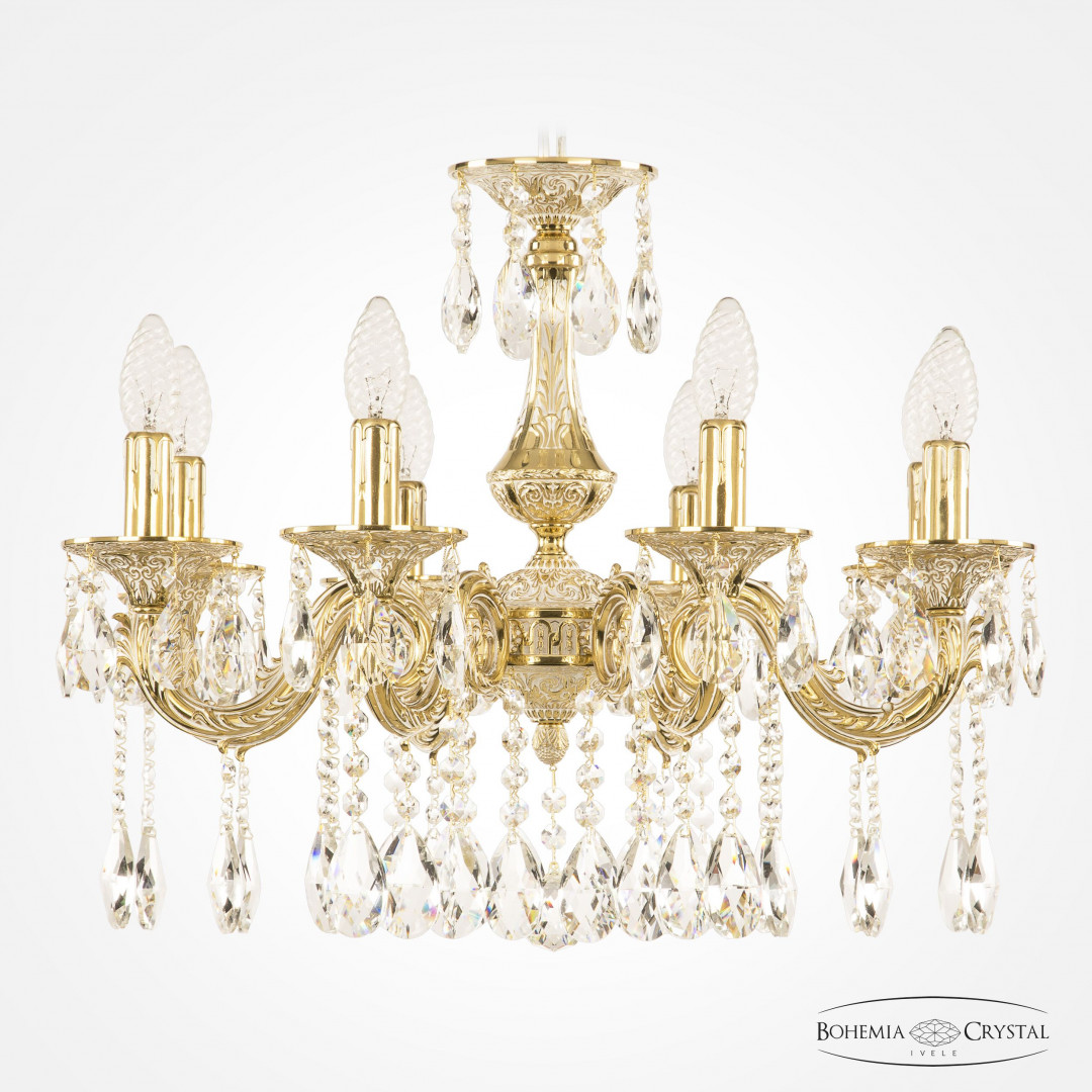 Люстра бронзовая с хрусталём 71101/8/175 A GW