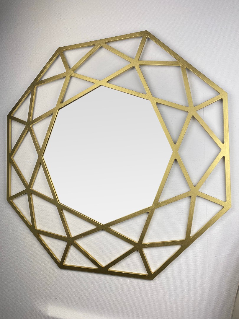 Зеркало BountyHome Tissue Brass mv267-brass