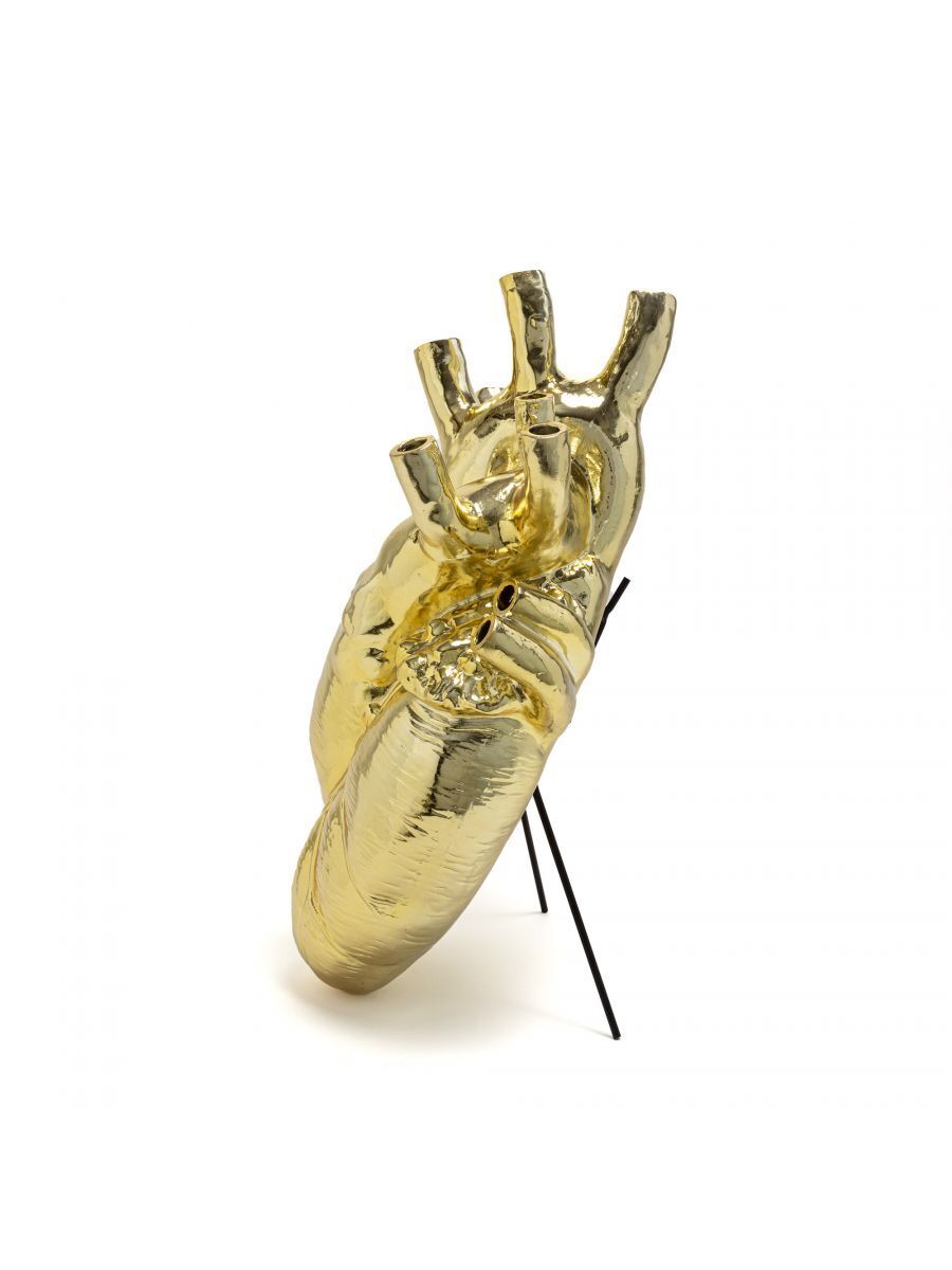 Ваза Seletti Love in Bloom Gold Gaint 09926