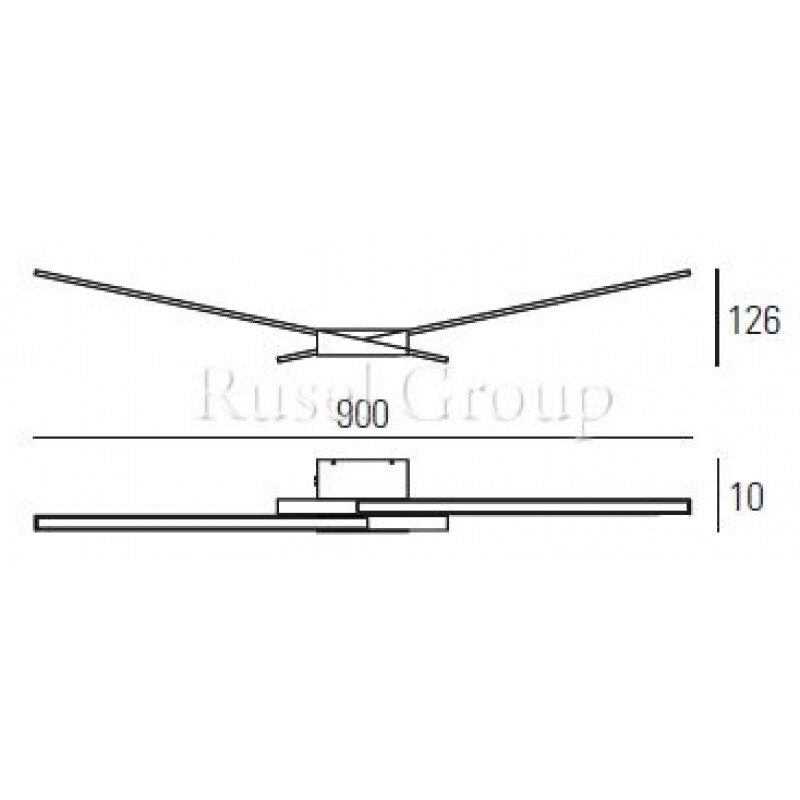 Настенный светильник Linea Light WINGS 7414