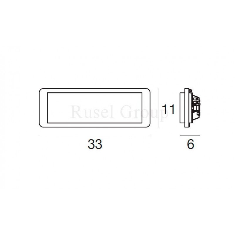 Настенный светильник Linea Light Solido 90255