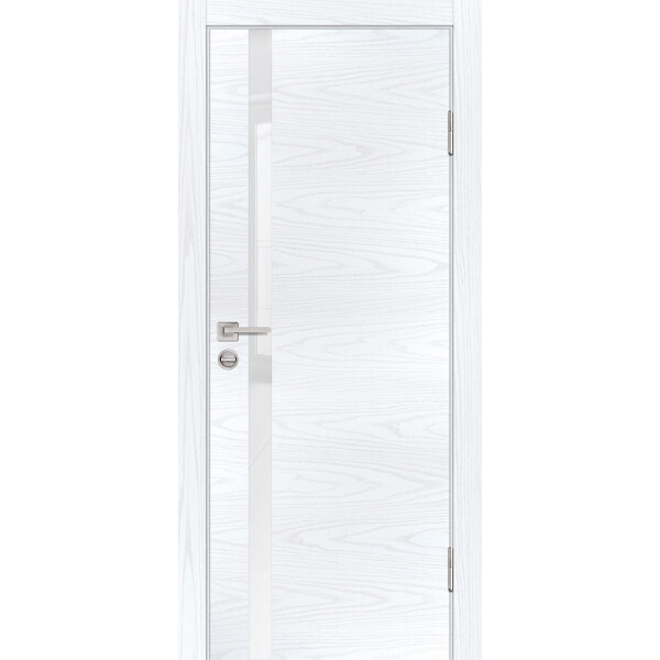 Межкомнатная дверь Graf P-8 белоснежный лакобель Дуб скай белый (2000 х 700)