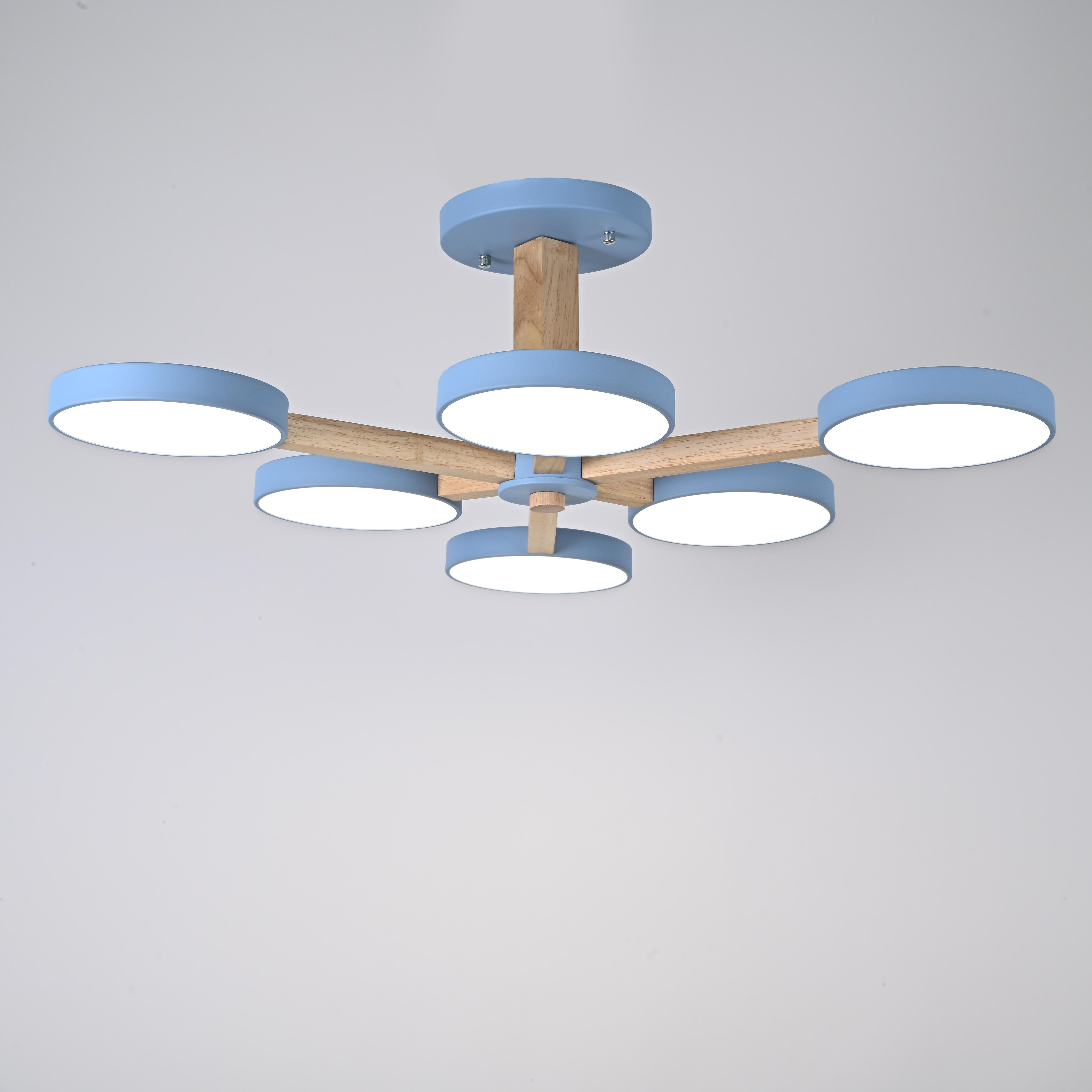 Потолочный светильник TURNA L6 Blue by ImperiumLoft