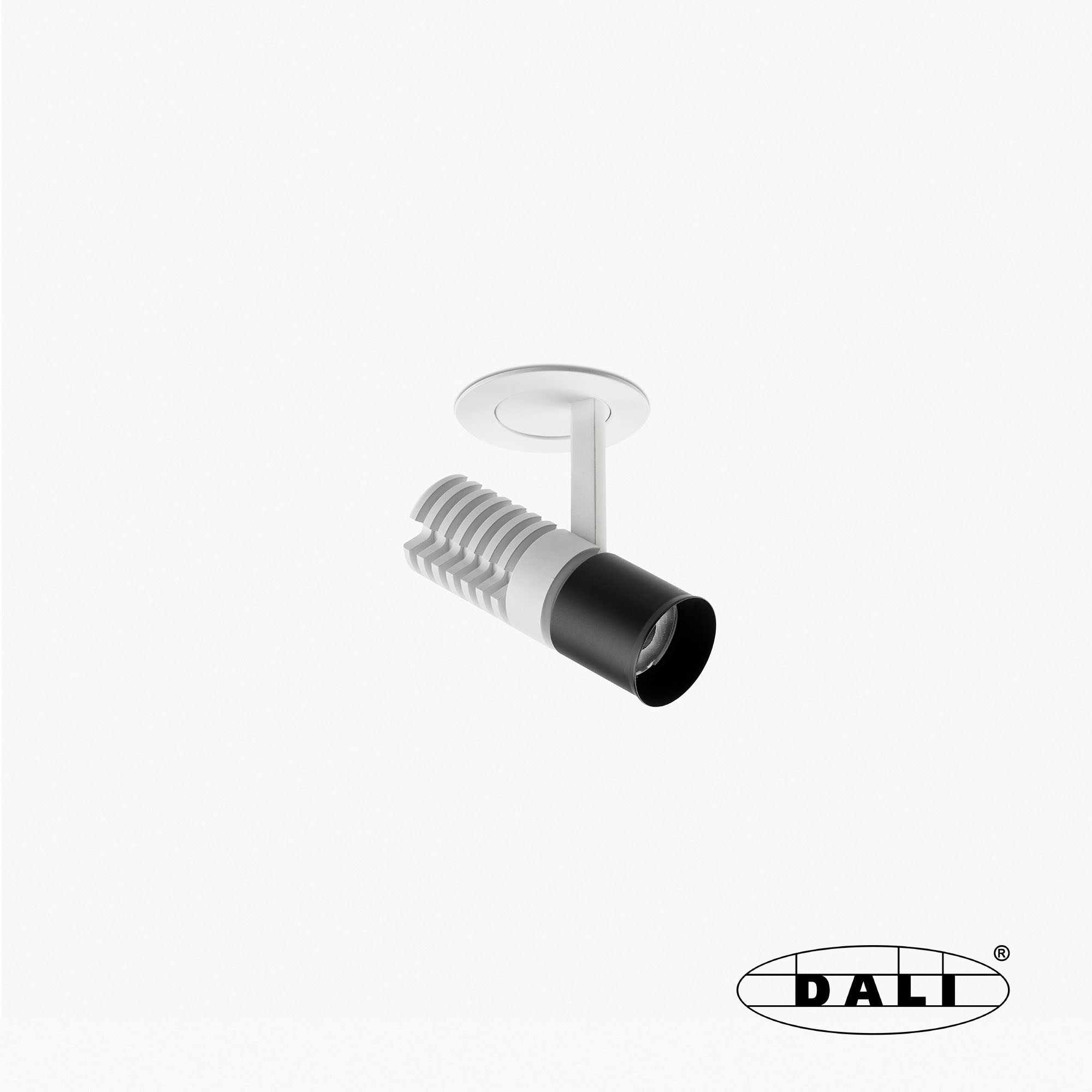 Uno белый/черный встраиваемый прожектор 8W 24° 2700K CRI90 DALI Faro