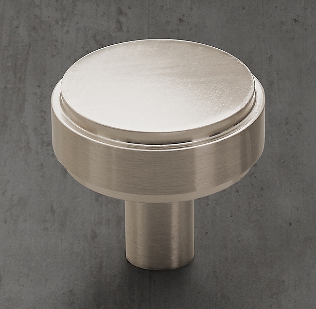 Ручка-кнопка Restoration Hardware Lambeth d.3.2 Satin Nickel