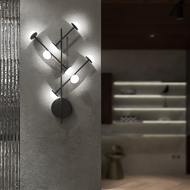 Настенный светильник HILVI WALL L48 White by ImperiumLoft