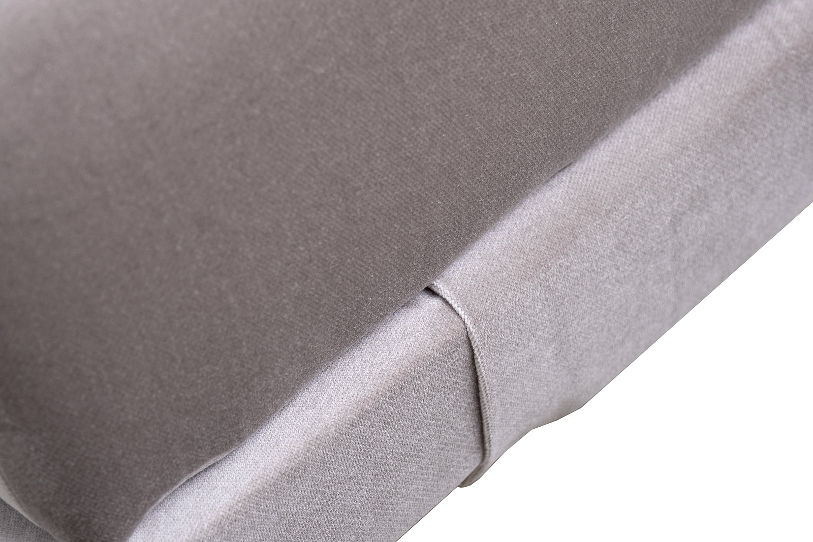 Банкетка Prima на металлических опорах серая Garda Decor PRIMA-Б160-Velvet SER