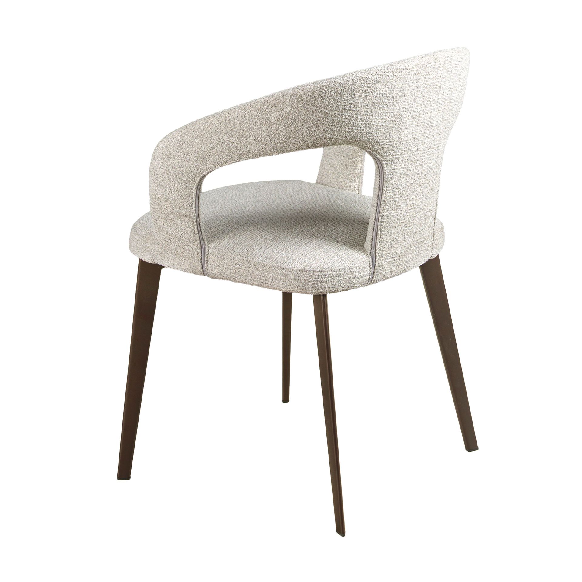 Стул 4173 из ткани цвета слоновой кости Angel Cerda